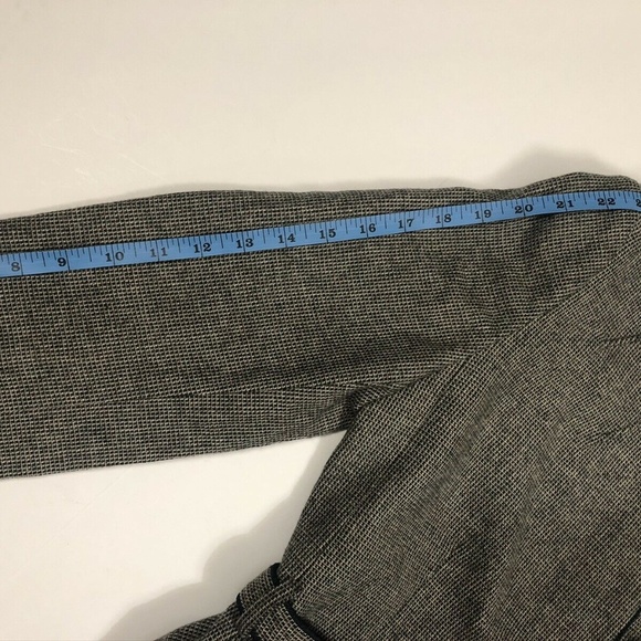 VTG Devon Hall by Robert Paul Tabah size 8 Jacket Blazer Wool Tweed Gray - Picture 5 of 11